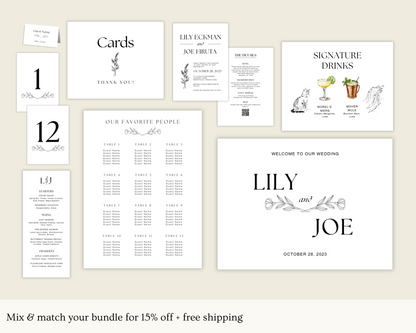 Fleur Noire Wedding Bundle