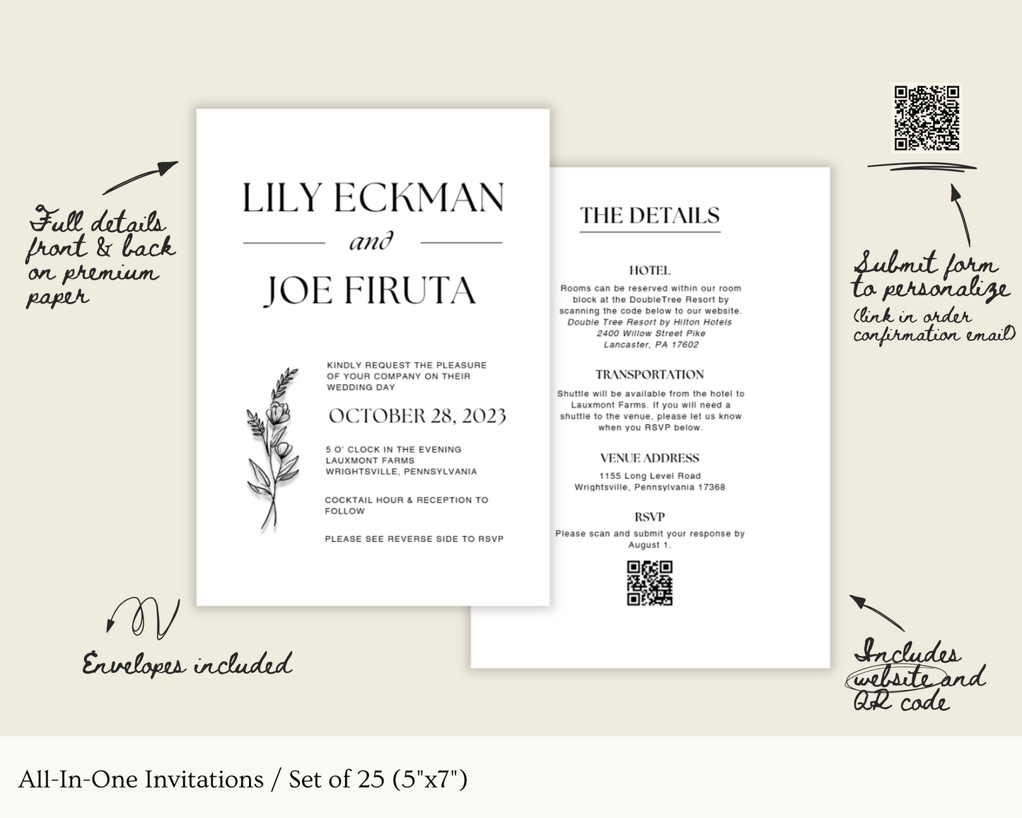 Fleur Noire Wedding Bundle