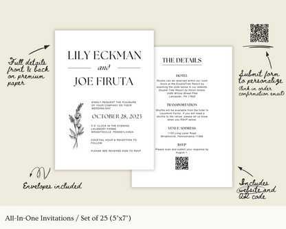 Fleur Noire Wedding Bundle