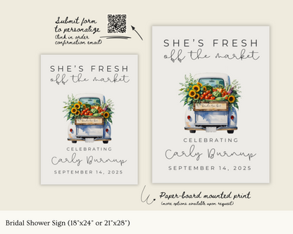 Fresh Off The Market Bridal Shower Bundle