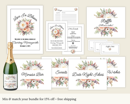 Love In Bloom Bridal Shower Bundle