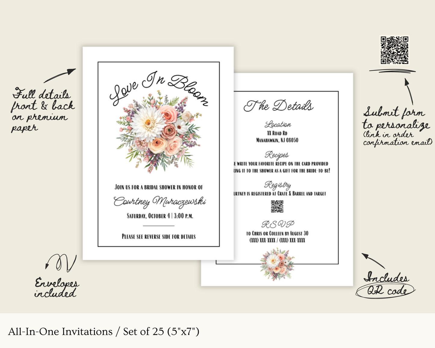 Love In Bloom Bridal Shower Bundle