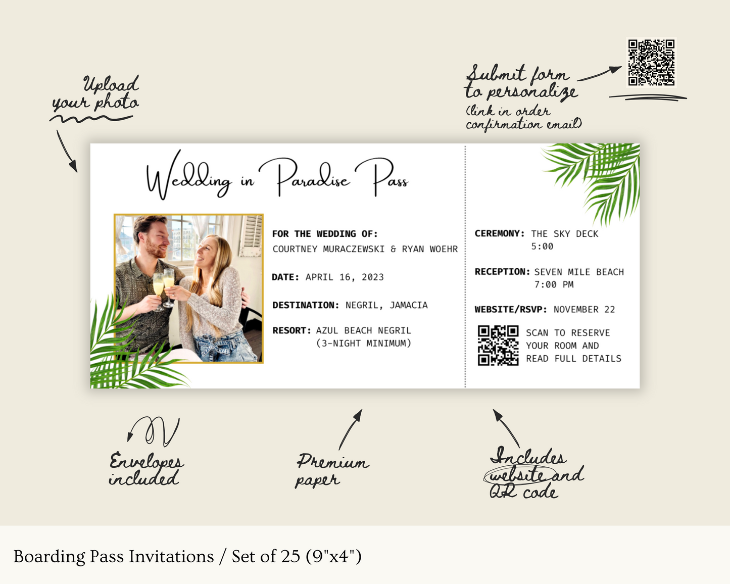 Paradise Palm Wedding Bundle