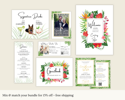 Paradise Palm Wedding Bundle