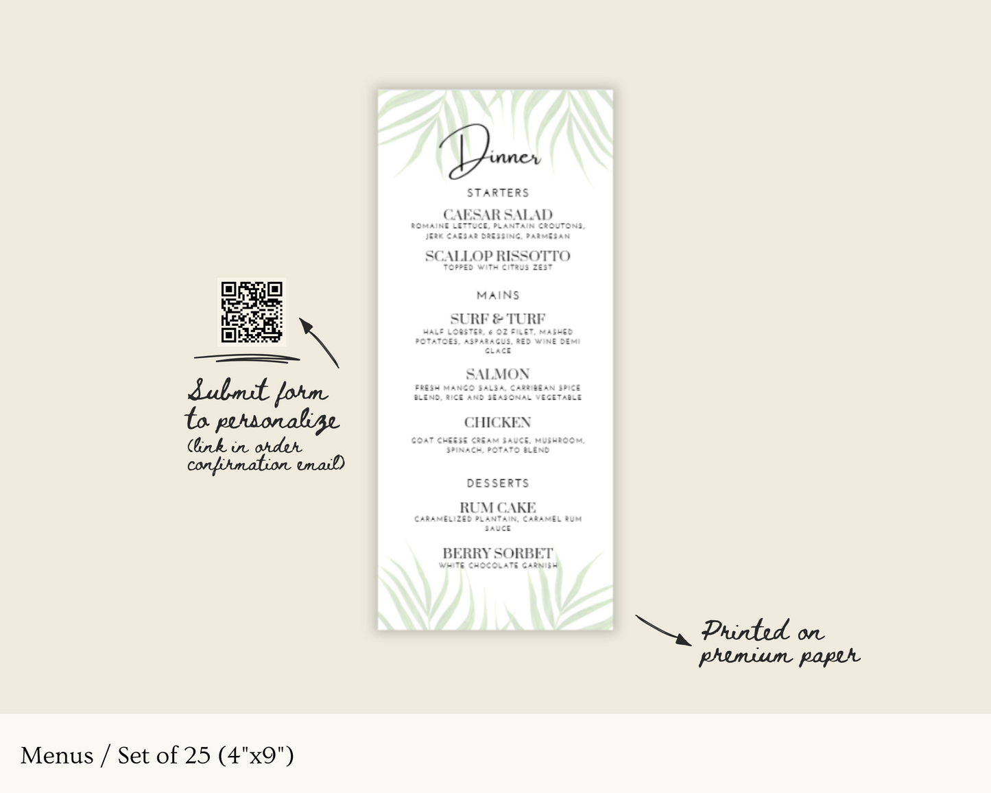 Paradise Palm Wedding Bundle