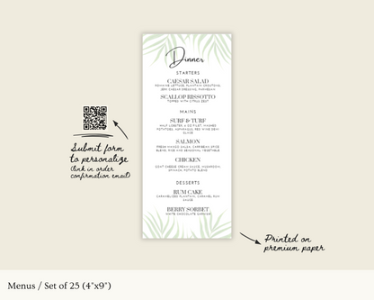 Paradise Palm Wedding Bundle