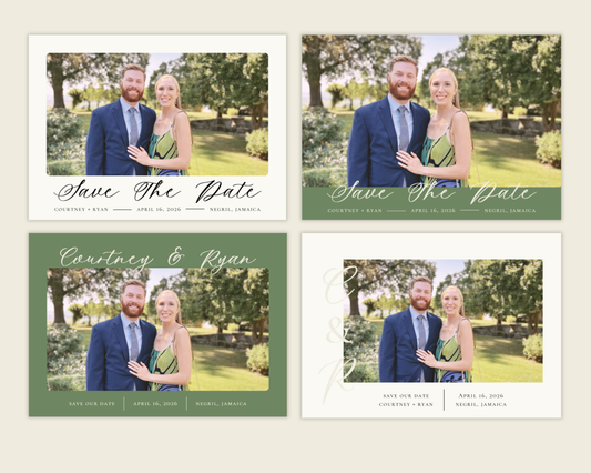 Simply Us Save The Dates - Dearly