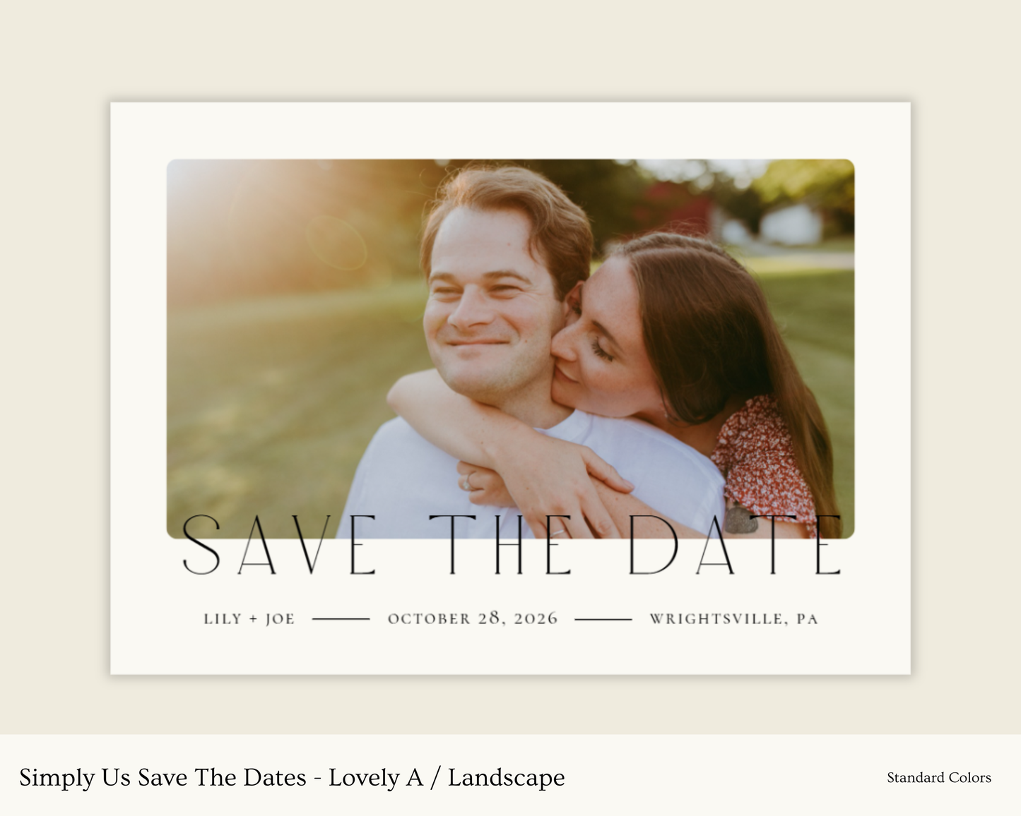 Simply Us Save The Dates - Lovely