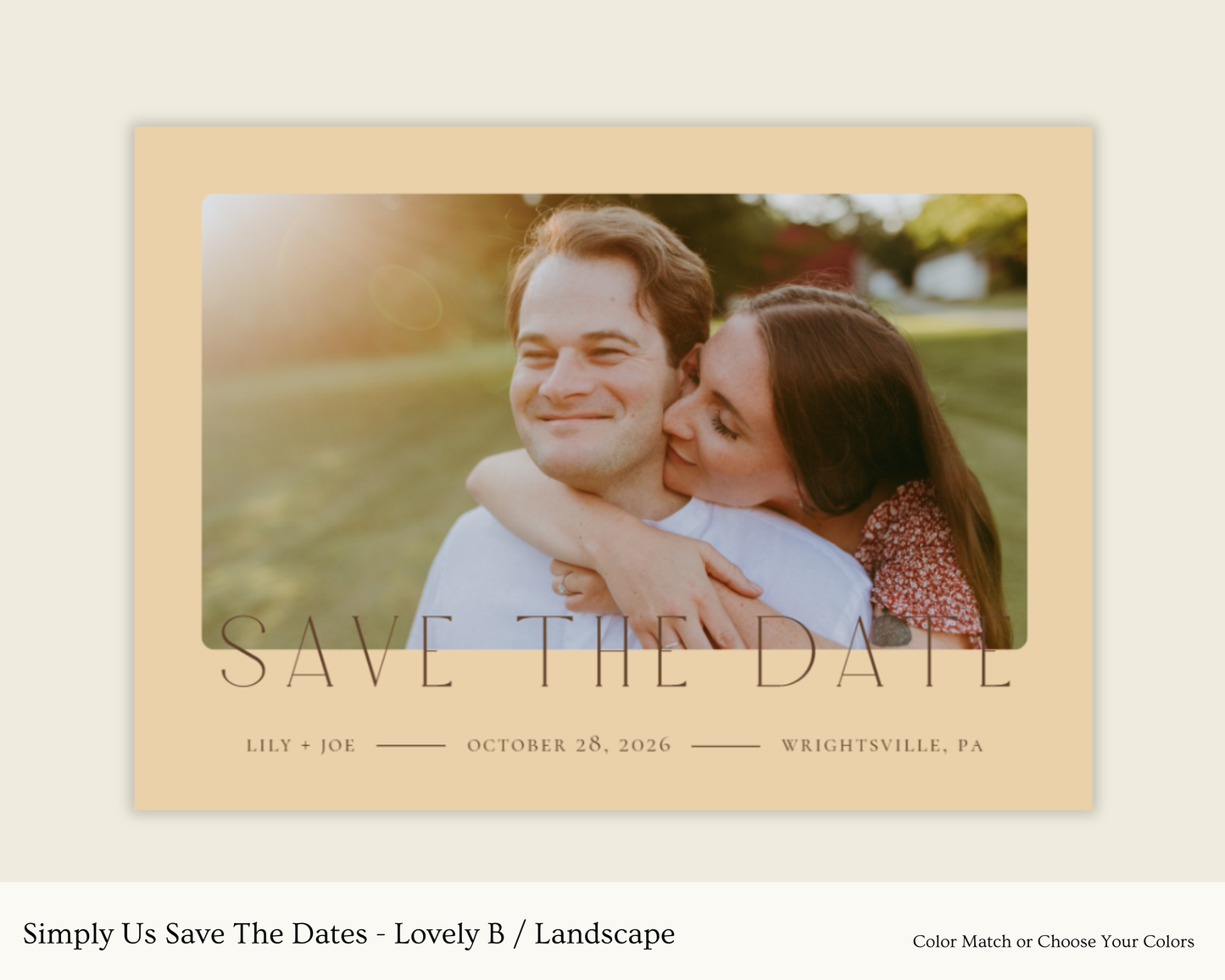 Simply Us Save The Dates - Lovely