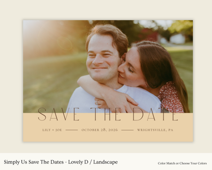 Simply Us Save The Dates - Lovely