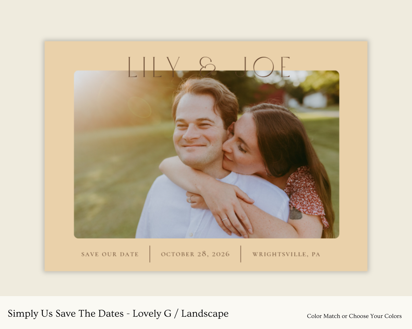 Simply Us Save The Dates - Lovely