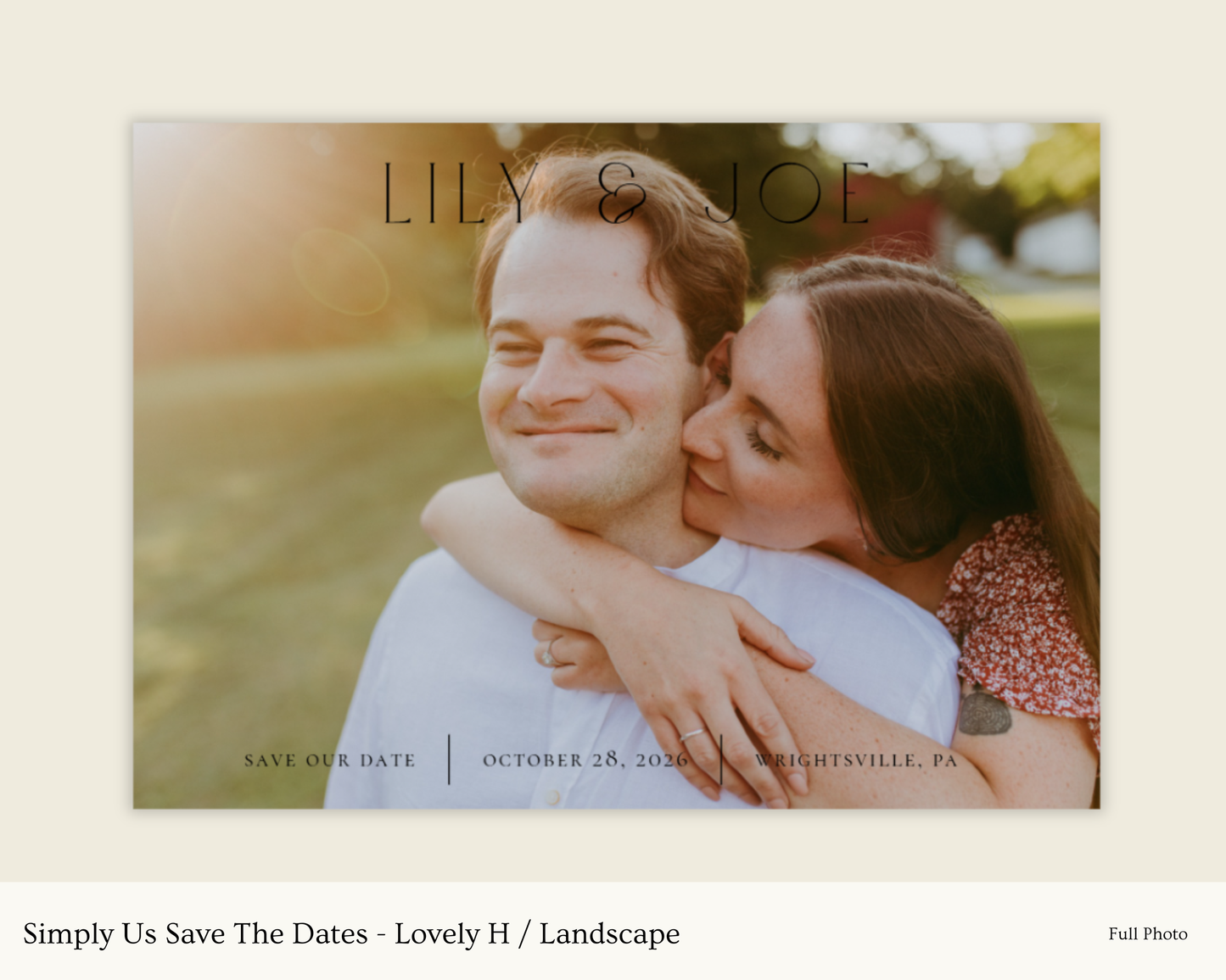 Simply Us Save The Dates - Lovely