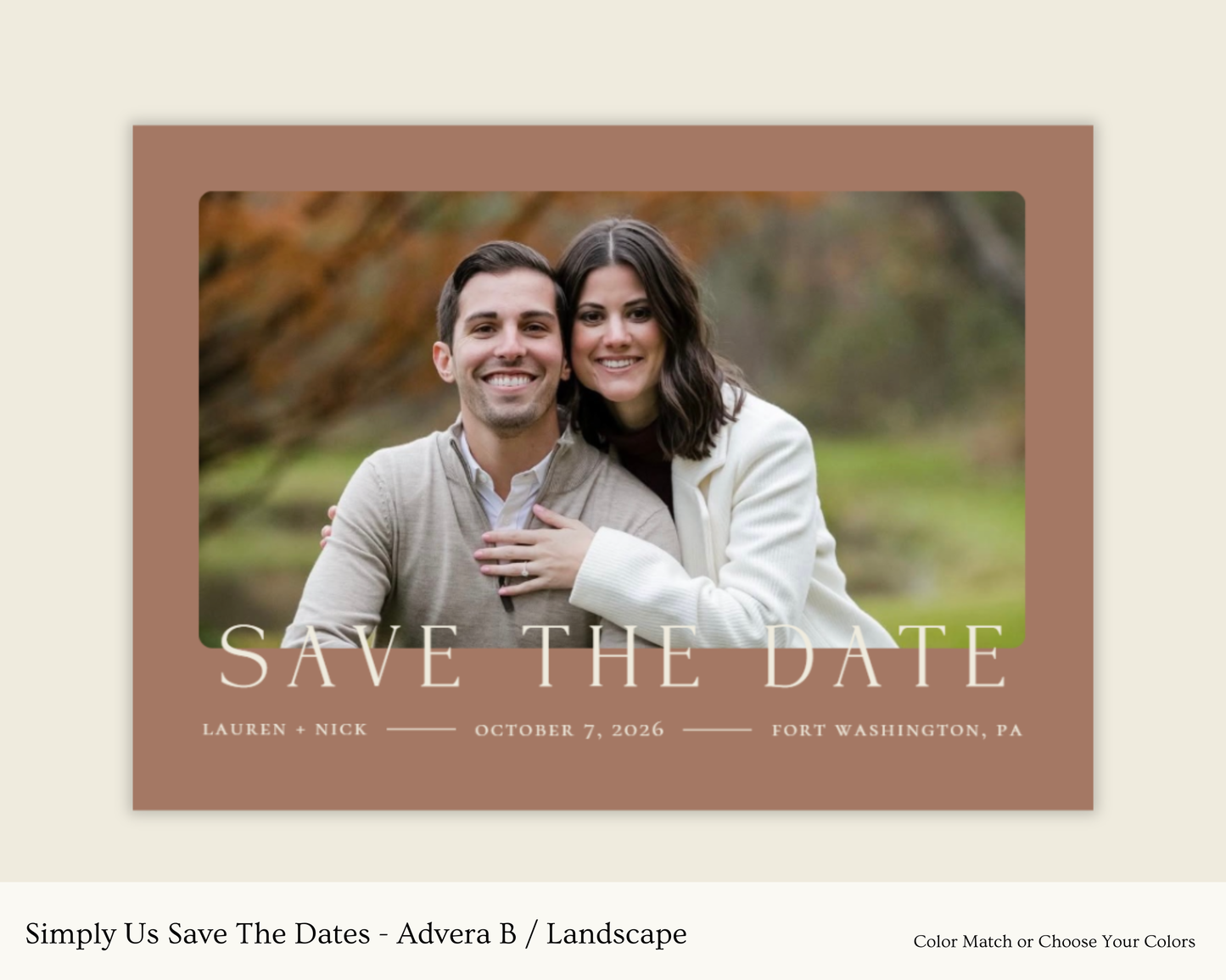 Simply Us Save The Dates - Advera