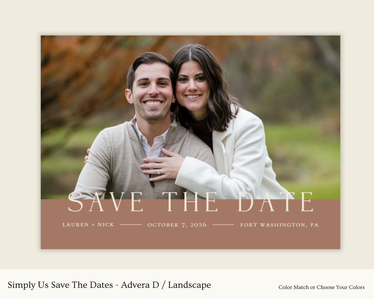 Simply Us Save The Dates - Advera