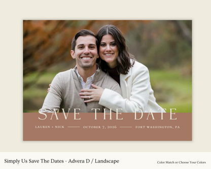 Simply Us Save The Dates - Advera