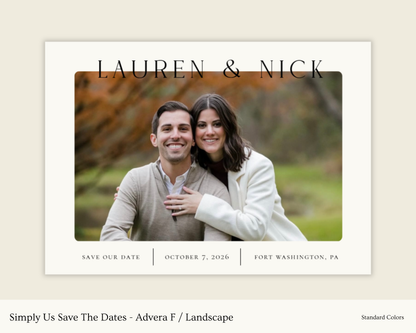 Simply Us Save The Dates - Advera