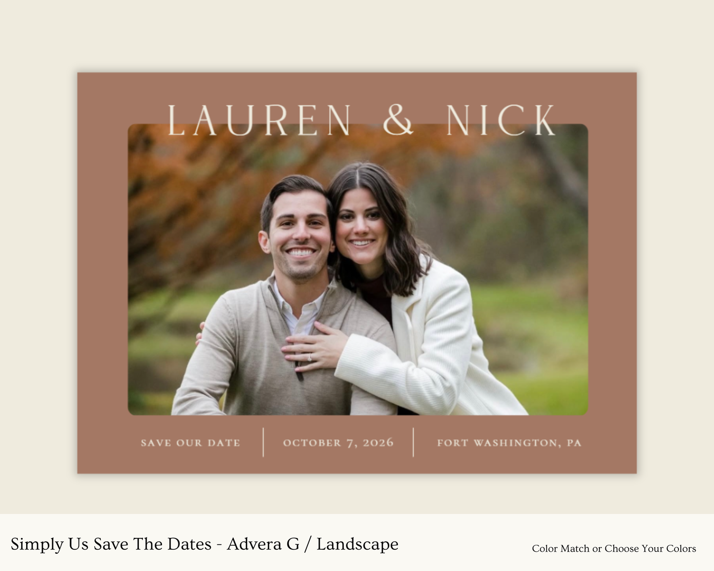 Simply Us Save The Dates - Advera