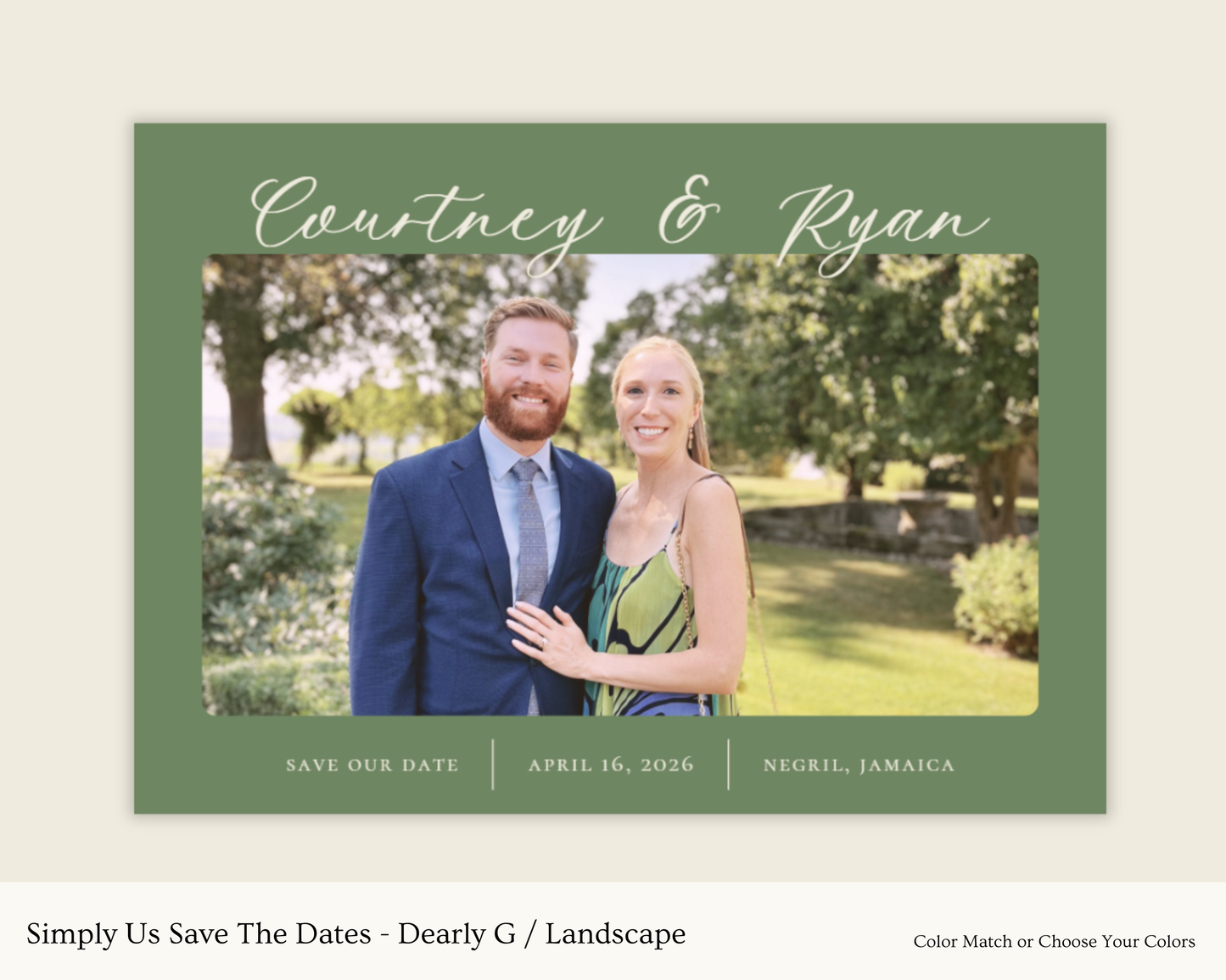 Simply Us Save The Dates - Dearly