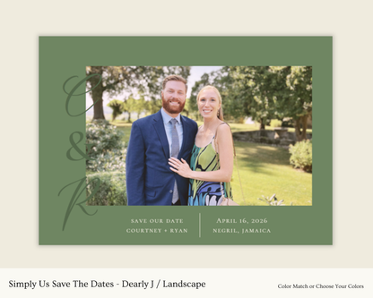 Simply Us Save The Dates - Dearly