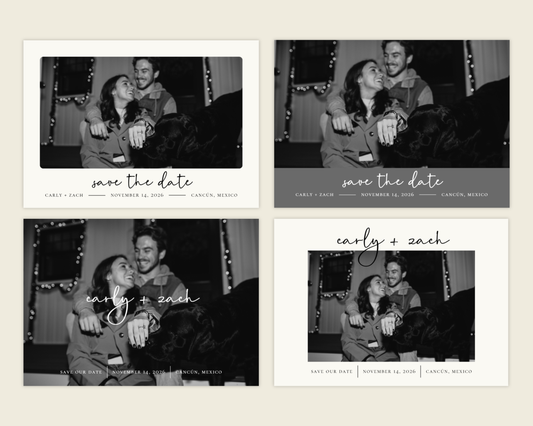 Simply Us Save The Dates - Gratitude