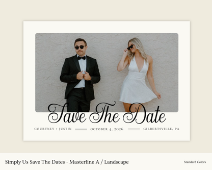Simply Us Save The Dates - Masterline