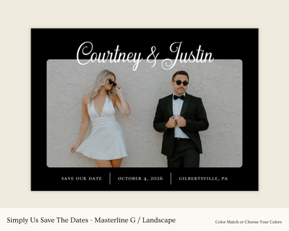 Simply Us Save The Dates - Masterline
