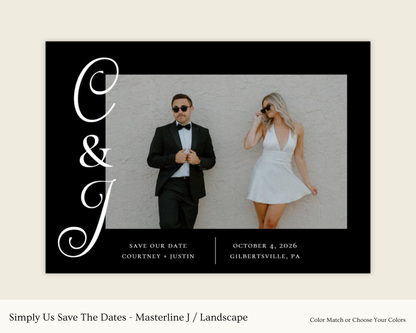 Simply Us Save The Dates - Masterline