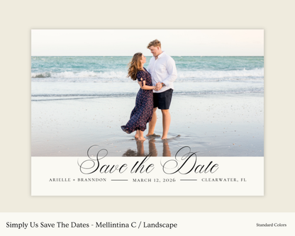 Simply Us Save The Dates - Mellintina