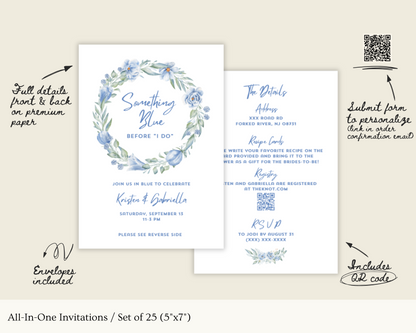 Something Blue Bridal Shower Bundle