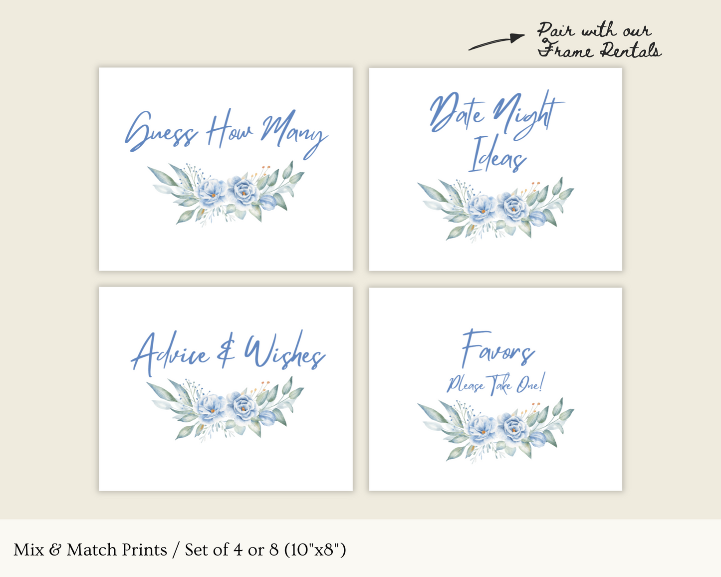Something Blue Bridal Shower Bundle