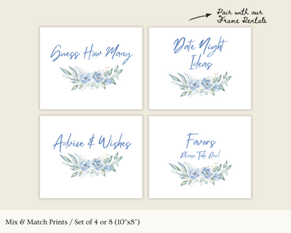 Something Blue Bridal Shower Bundle