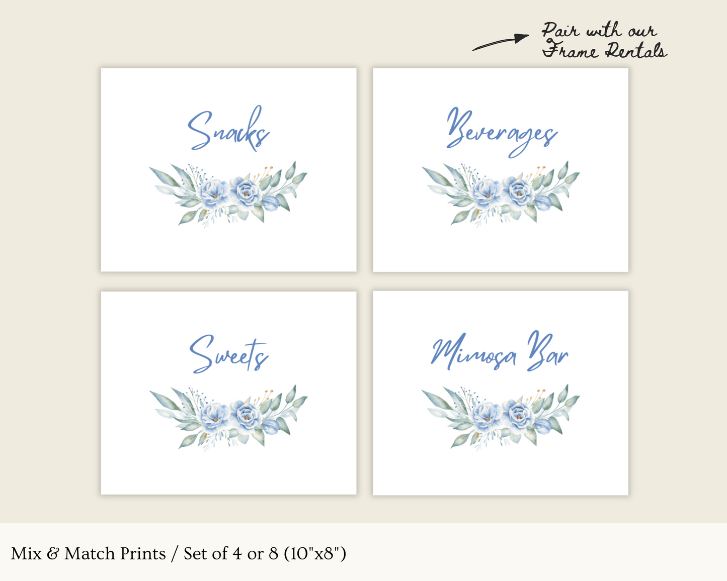 Something Blue Bridal Shower Bundle