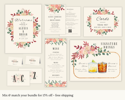 Summer Rose Wedding Bundle