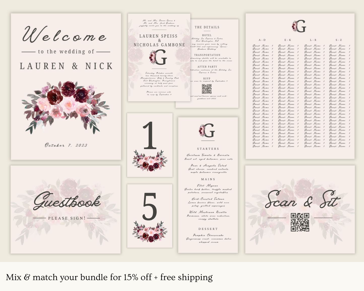 Vintage Love Wedding Bundle